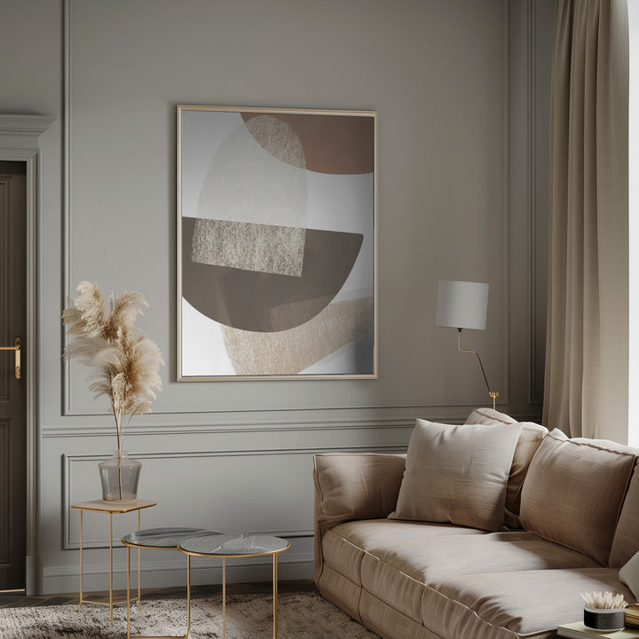 "Earth Tone Geometric" Wall Art