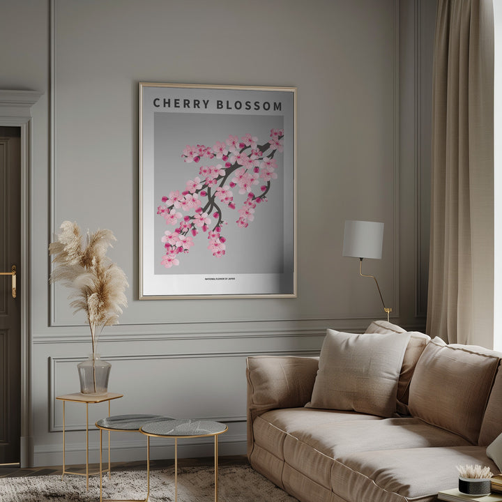 "Cherry blossom" Framed Textured Wall Art