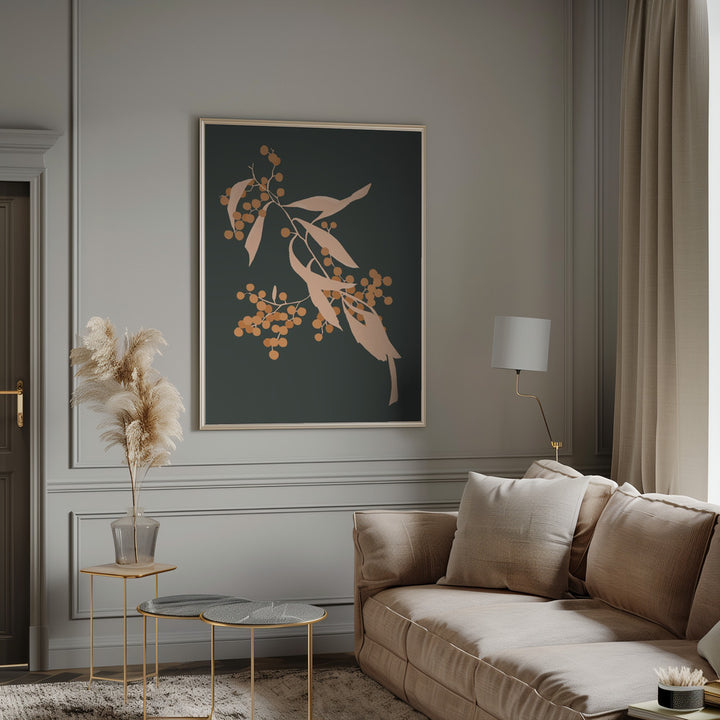"The Blooming Touch" Framed Textured Wall Art