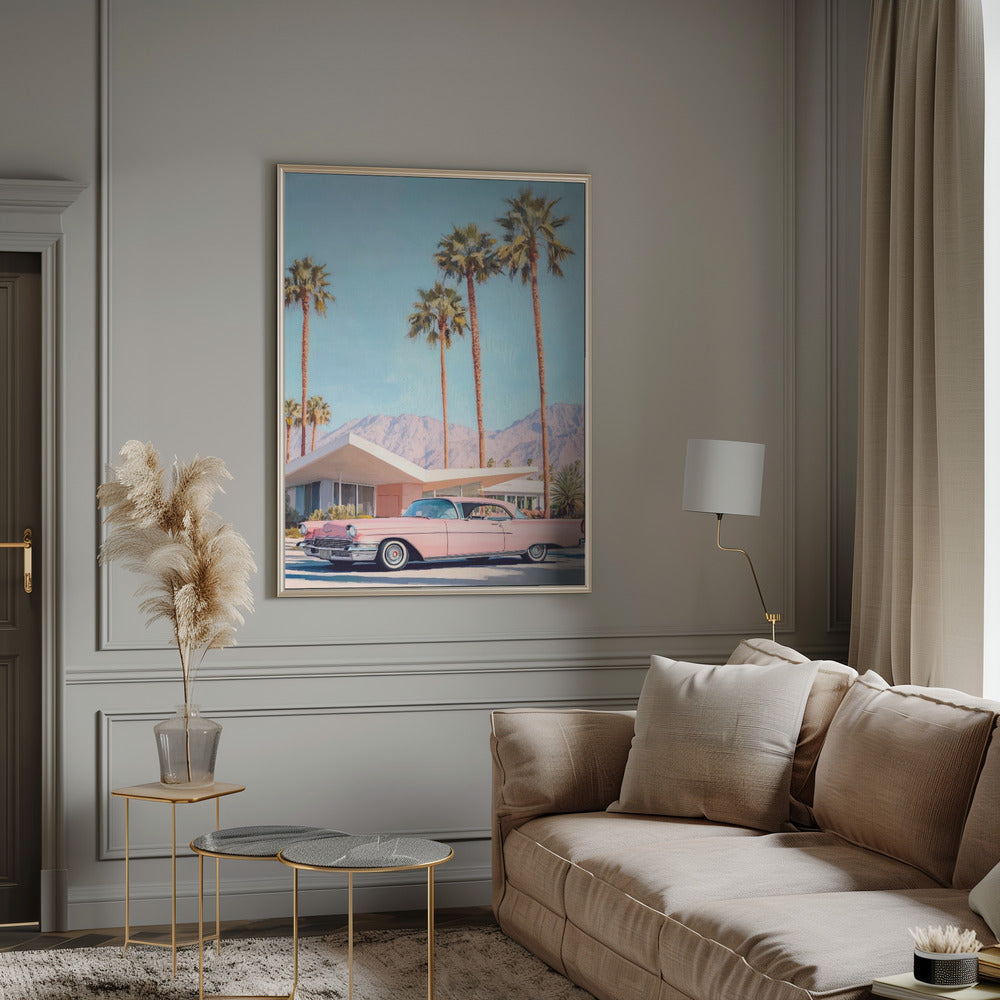 "California Vintage Car" Wall Art