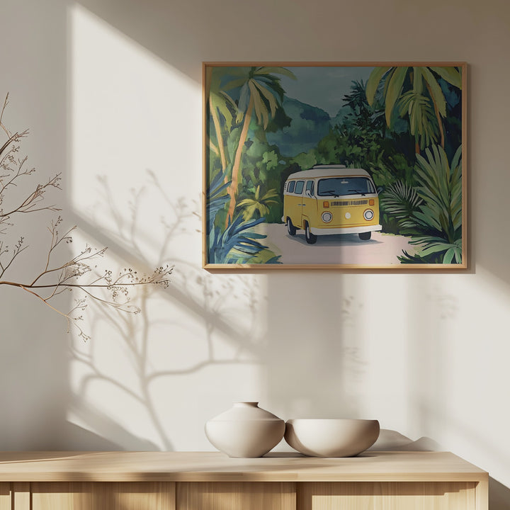 "Vintage Camper Van" Wall Art