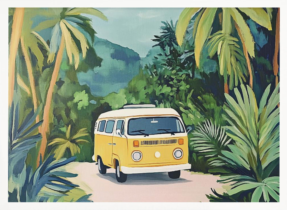 "Vintage Camper Van" Wall Art
