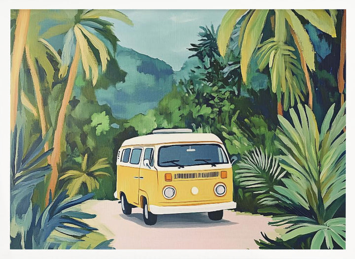 "Vintage Camper Van" Wall Art