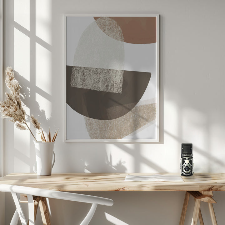 "Earth Tone Geometric" Wall Art
