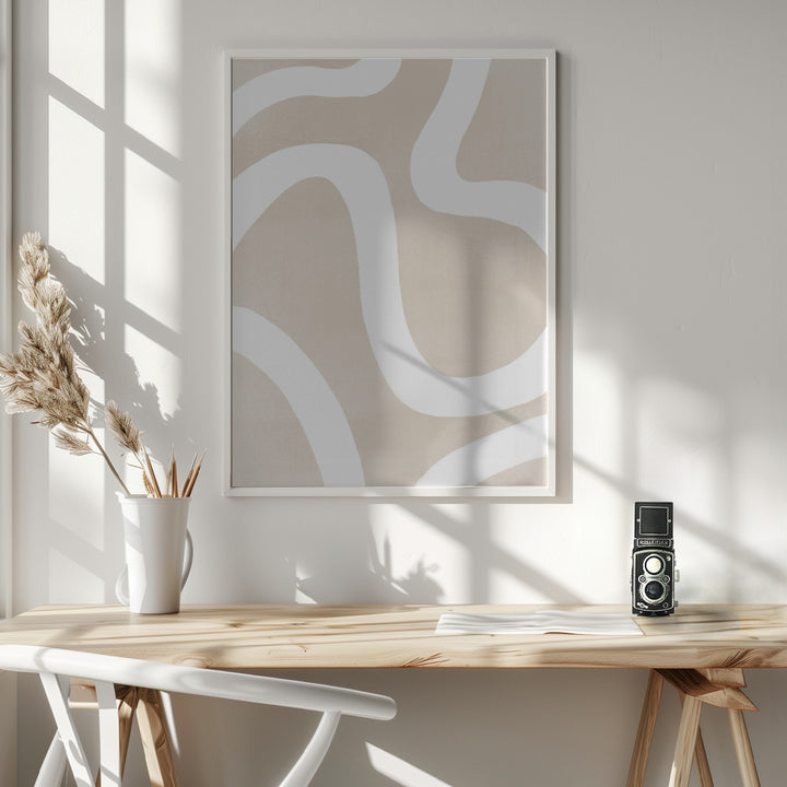 "Squiggly Abstract Art" Wall Art