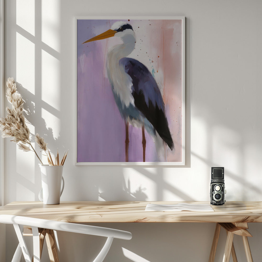 "Stork" Wall Art