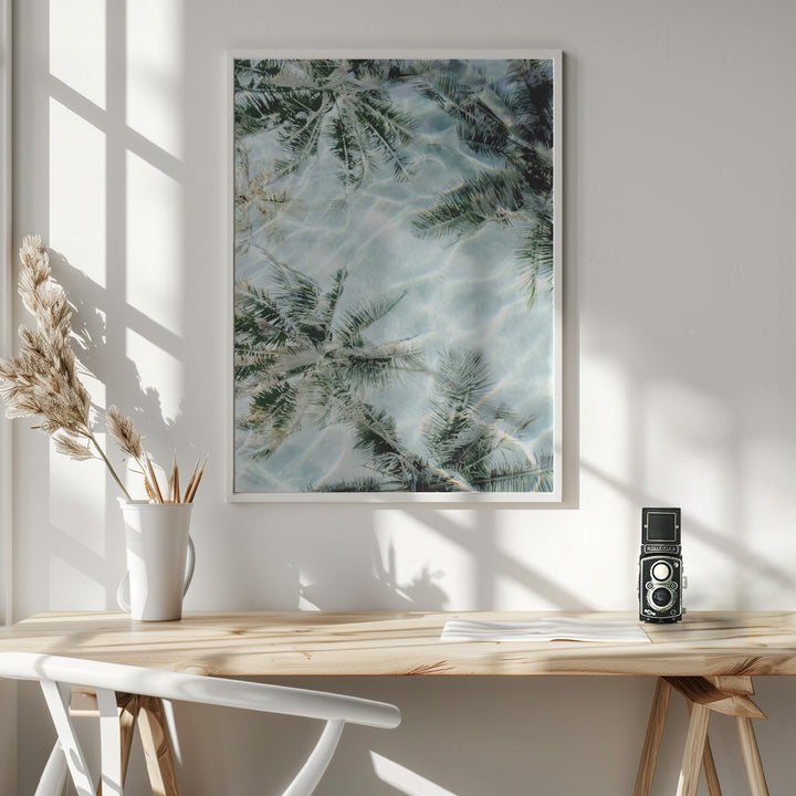 "Beach Vibes II" Framed Textured Wall Art