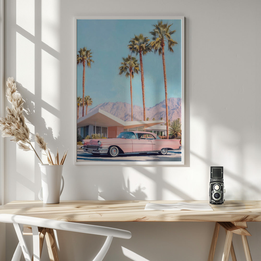 "California Vintage Car" Wall Art