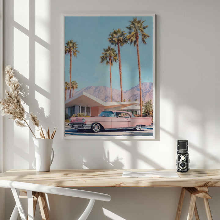 "California Vintage Car" Wall Art