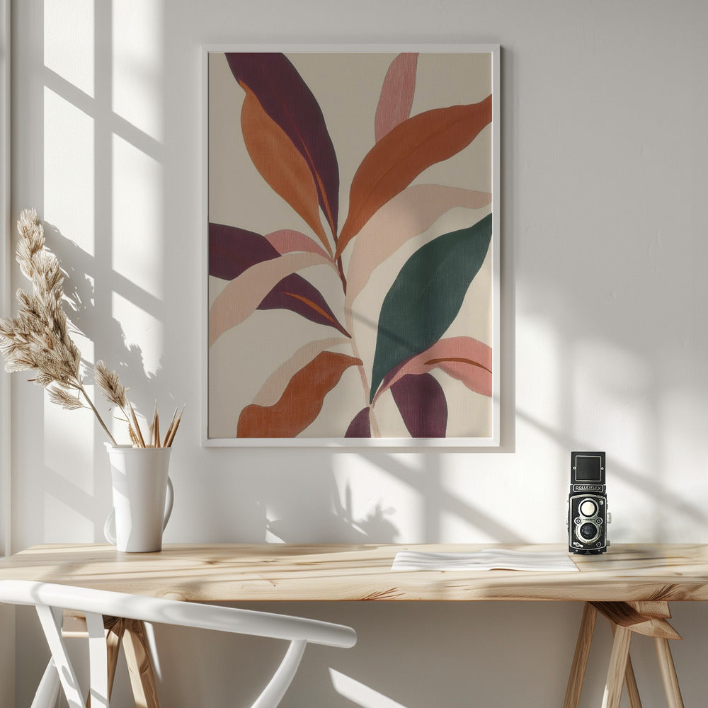 "Abstract Plant" Wall Art