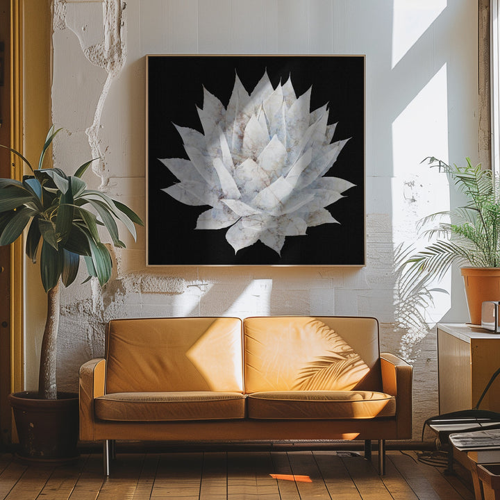 "Agave Agave" Framed Textured Wall Art