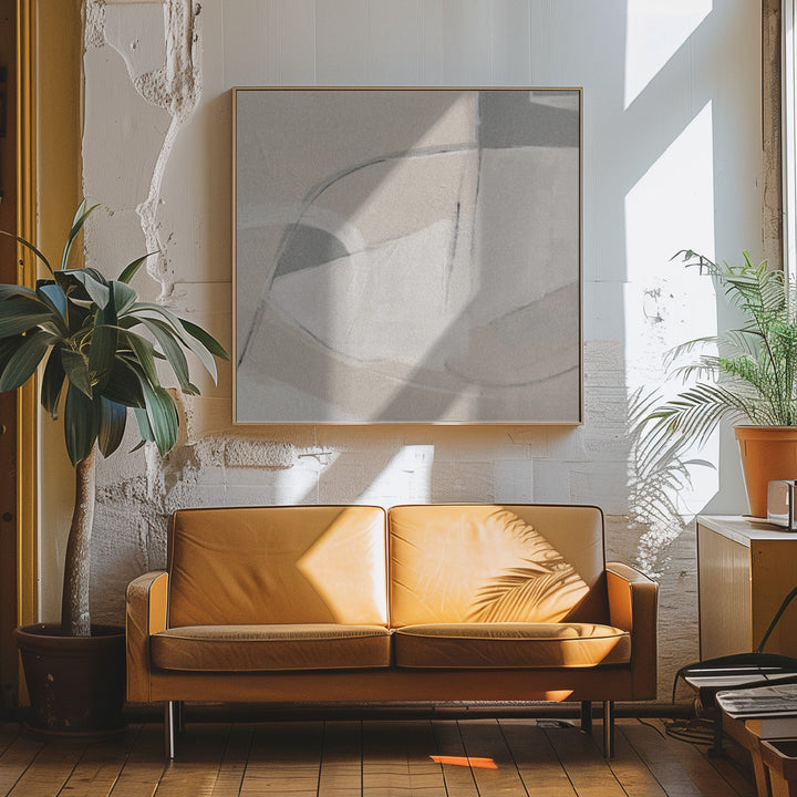 "Gestual #8" Framed Canvas Wall Art by Alma Studio