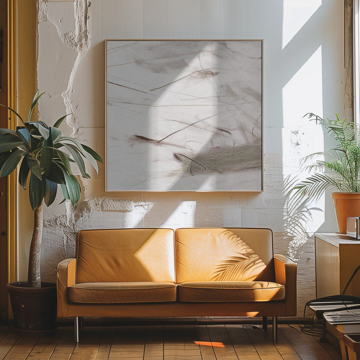 "Fragmented #1" Framed Canvas Wall Art by Alma Studio