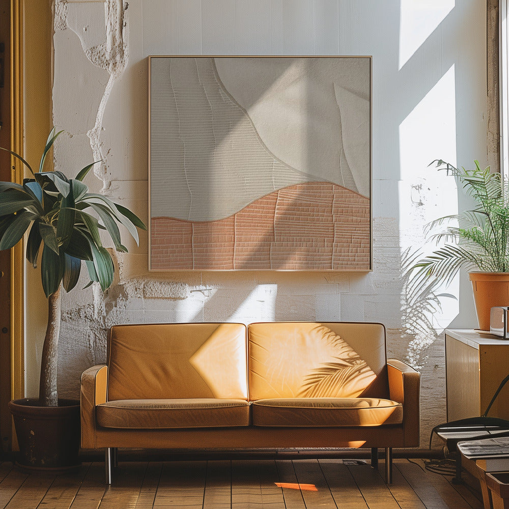 "Feeling II" Framed Canvas Wall Art by Alma Studio