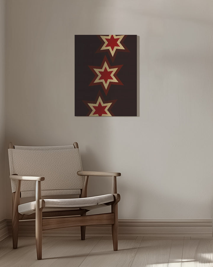 "Bright Lights To Guide (vers.1)" Wrapped Canvas Wall Art