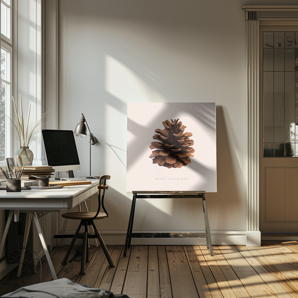 "Merry Christmas NAo2" Wrapped Canvas Wall Art