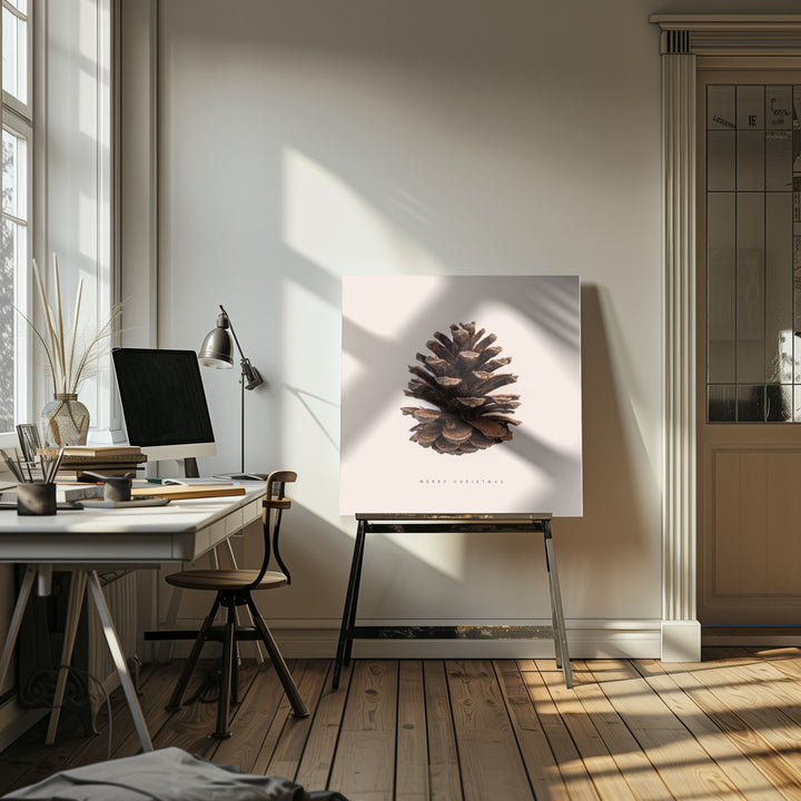 "Merry Christmas NAo1" Wrapped Canvas Wall Art