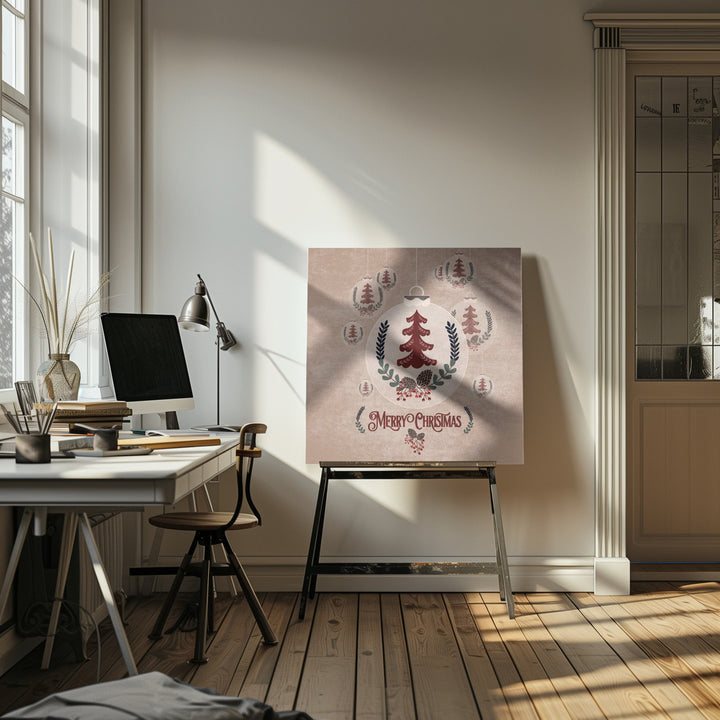 "Yilbasi Topu" Wrapped Canvas Wall Art