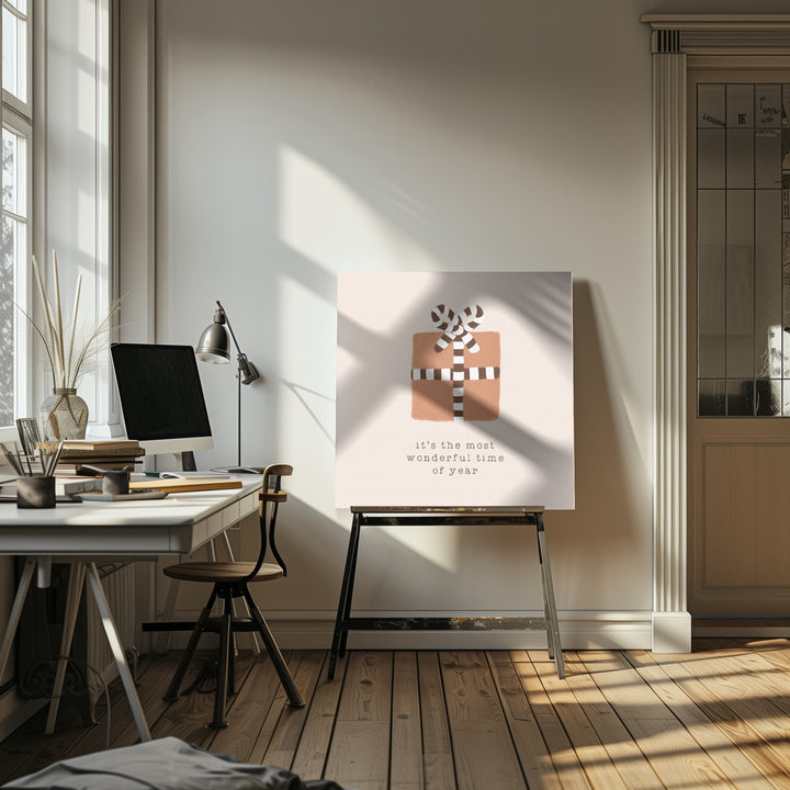 "Most Wonderful Time of Year" Wrapped Canvas Wall Art