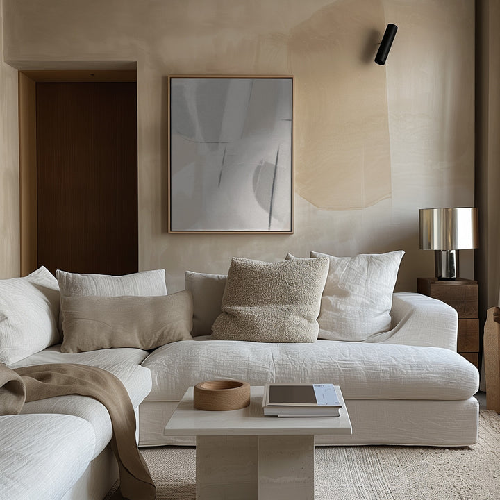 "Gestual #6" Framed Canvas Wall Art by Alma Studio