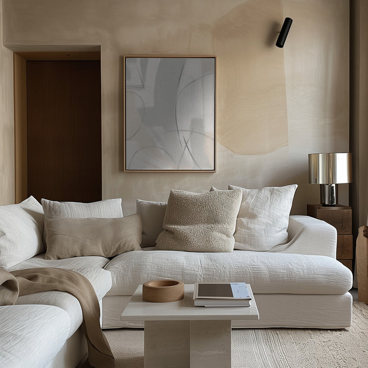 "Gestual #7" Framed Canvas Wall Art by Alma Studio