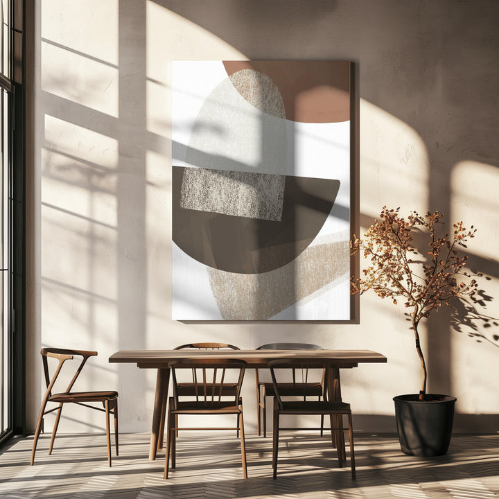 "Earth Tone Geometric" Wall Art