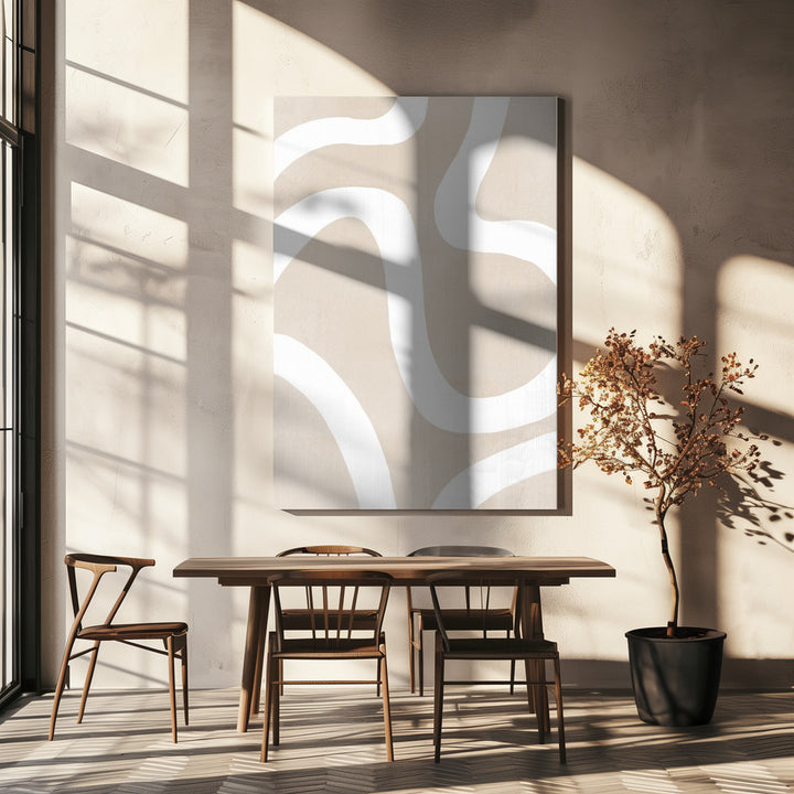 "Squiggly Abstract Art" Wall Art