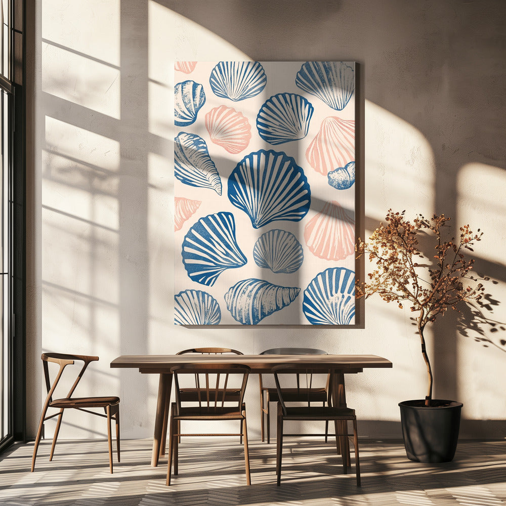 "Seashell Pattern" Wall Art