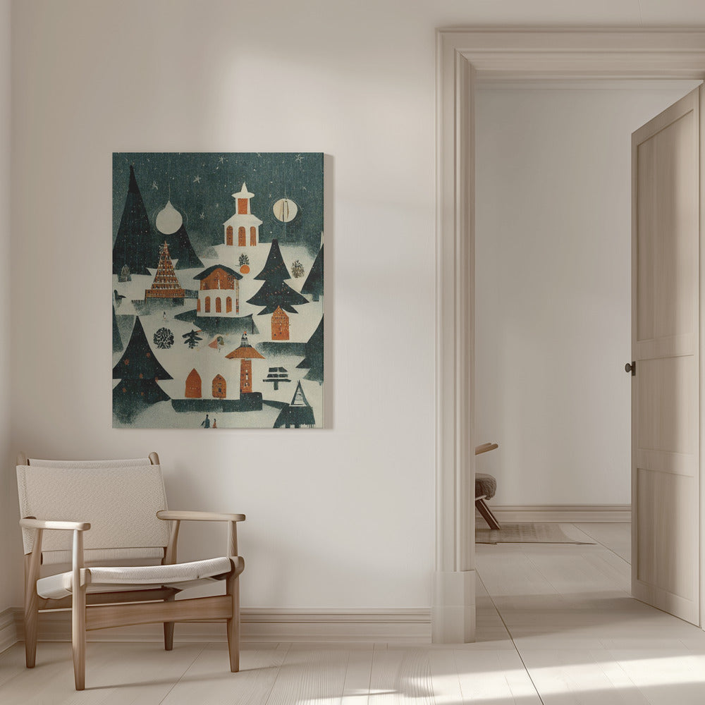 "Before Christmas" Wrapped Canvas Wall Art