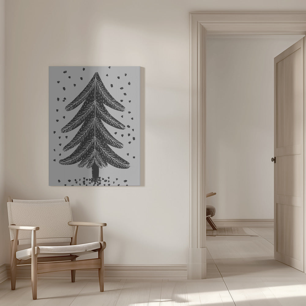 "Pine Tree" Wrapped Canvas Wall Art