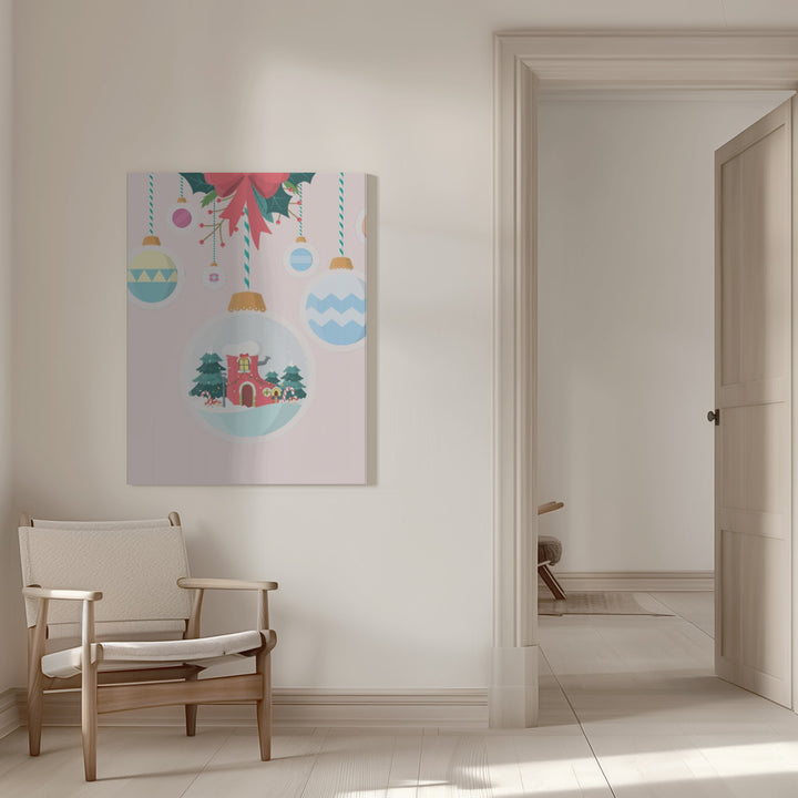 "Christmas Ball" Wrapped Canvas Wall Art
