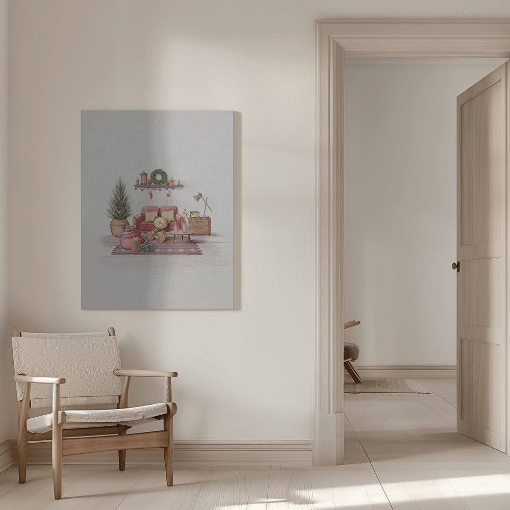 "Cozy Room" Wrapped Canvas Wall Art