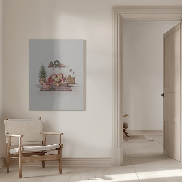 "Cozy Room" Wrapped Canvas Wall Art