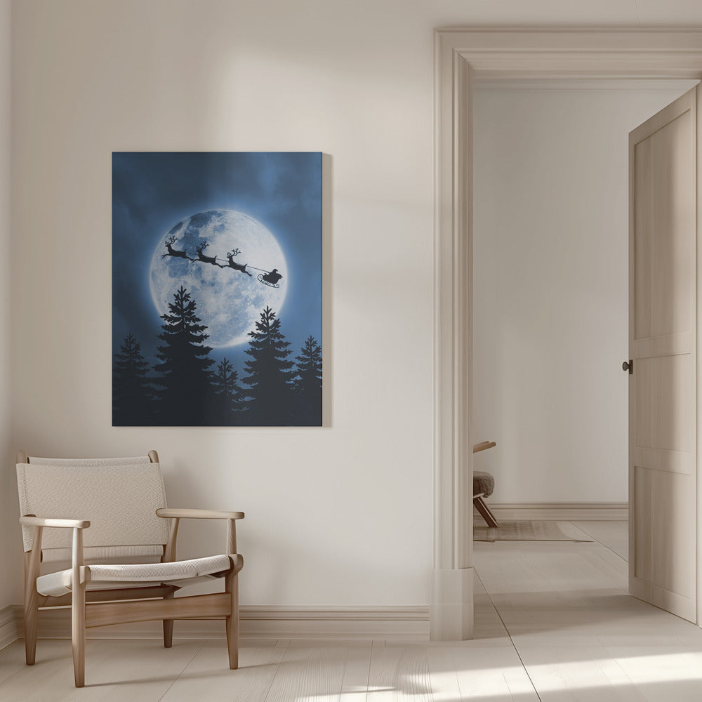 "Santa Claus Christmas" Wrapped Canvas Wall Art