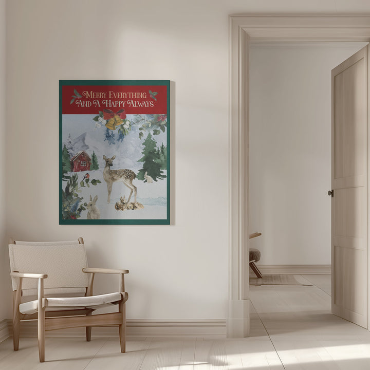 "Bohonewart 2" Wrapped Canvas Wall Art