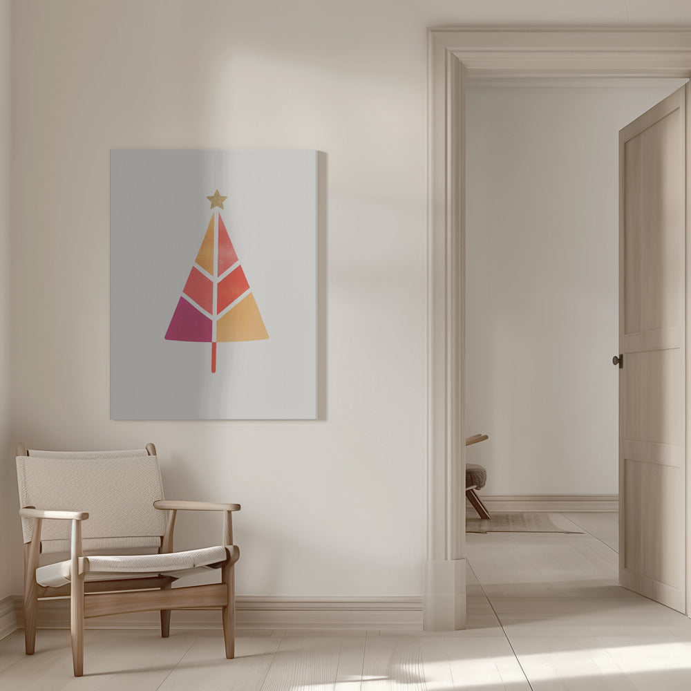 "Little Christmas Tree" Wrapped Canvas Wall Art