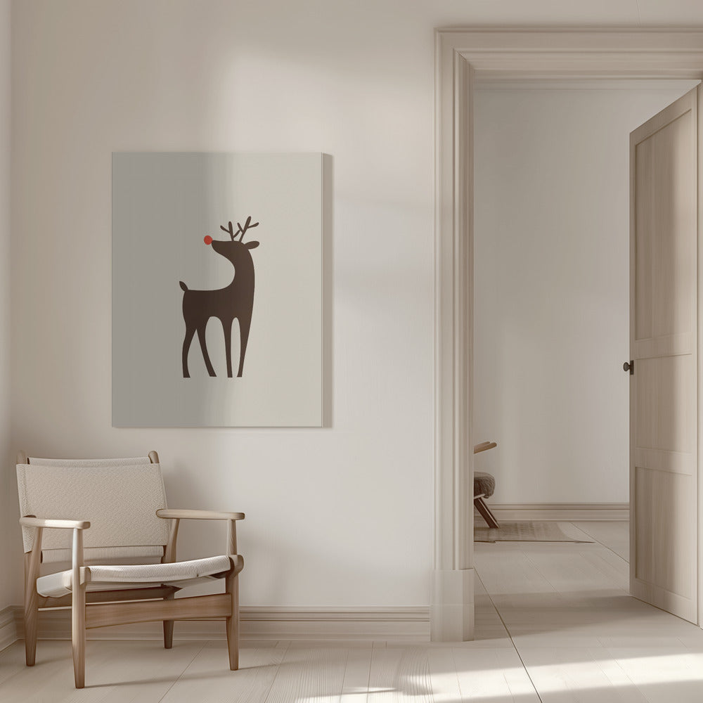 "Little Rudoplh" Wrapped Canvas Wall Art