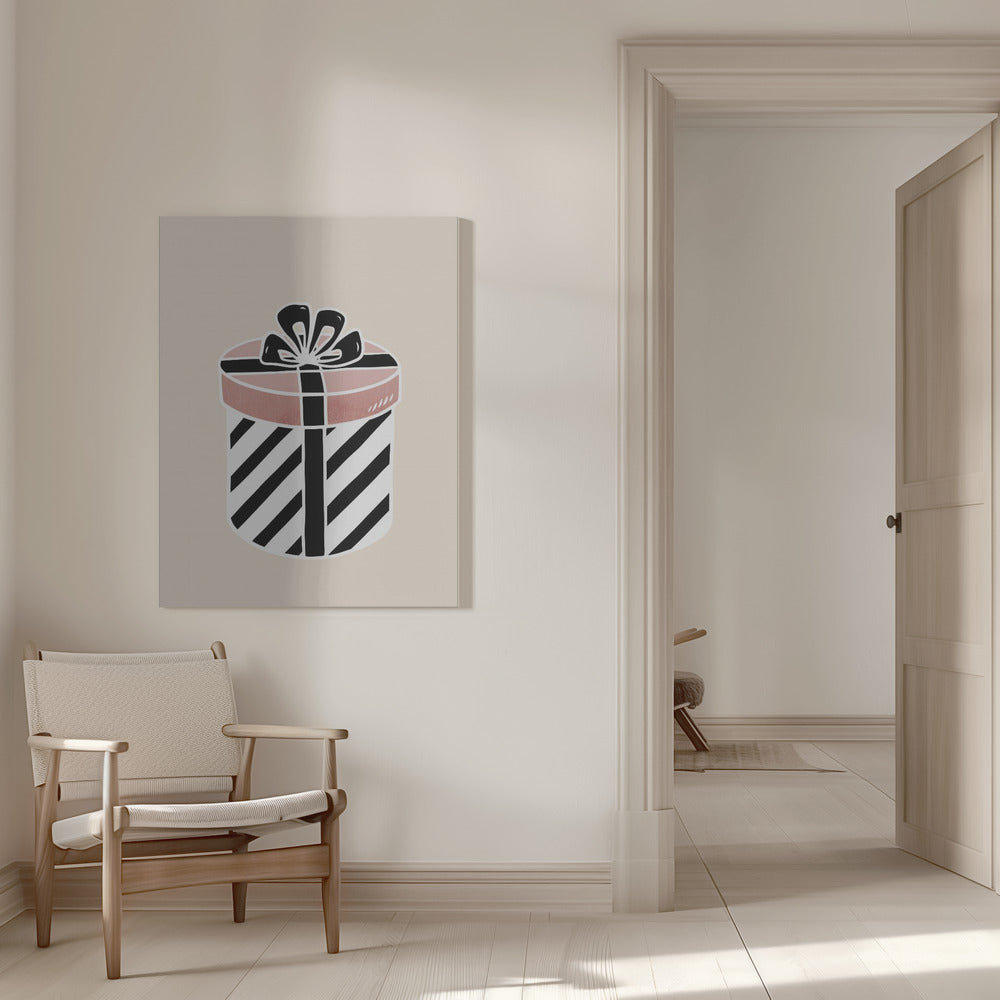 "Christmas At Tiffanys" Wrapped Canvas Wall Art
