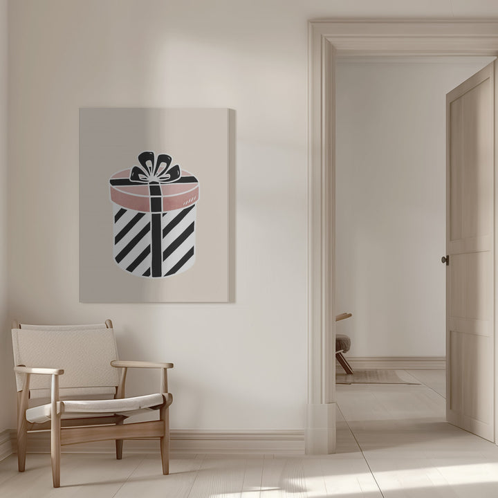 "Christmas At Tiffanys" Wrapped Canvas Wall Art