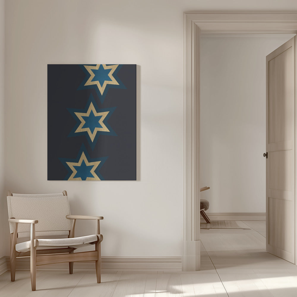 "Bright Lights To Guide (vers.2)" Wrapped Canvas Wall Art