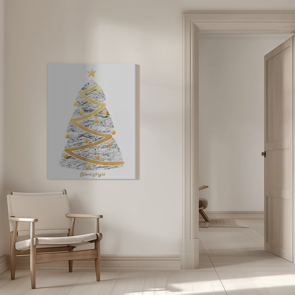 "Silent Night" Wrapped Canvas Wall Art