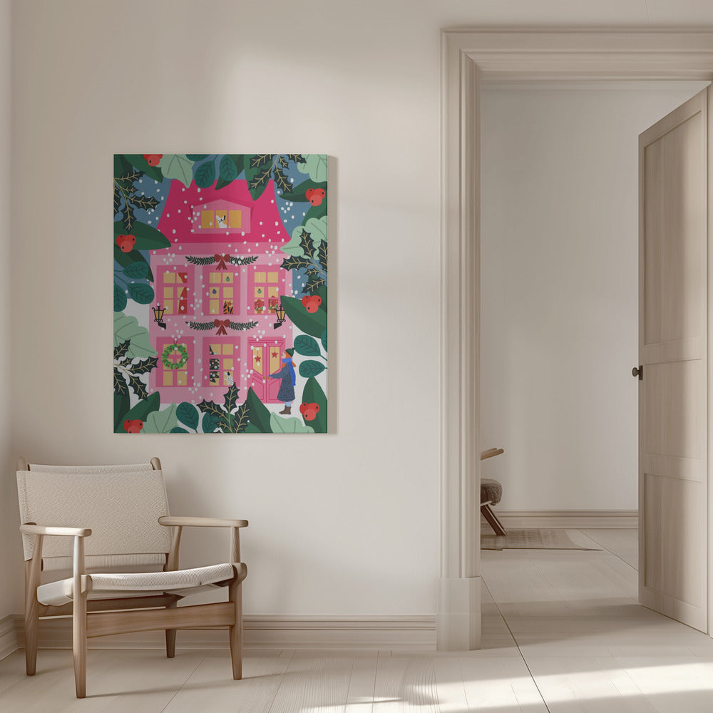 "Den" Wrapped Canvas Wall Art