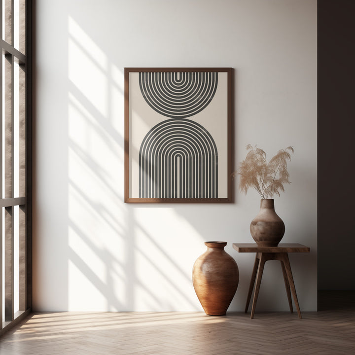 "Black Arch Line Art" Wall Art