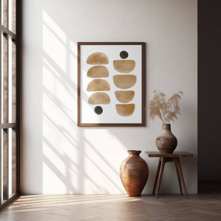 "Geometric Brush" Wall Art
