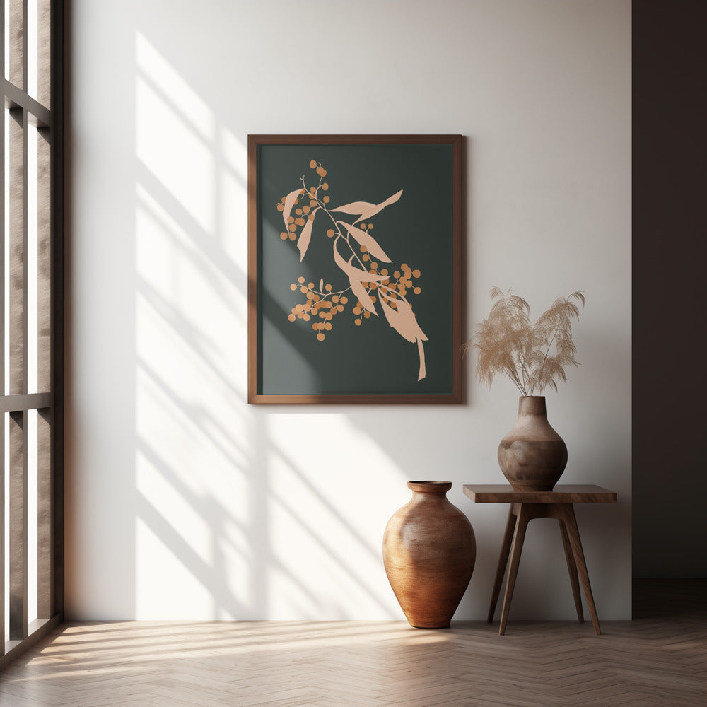 "The Blooming Touch" Framed Textured Wall Art