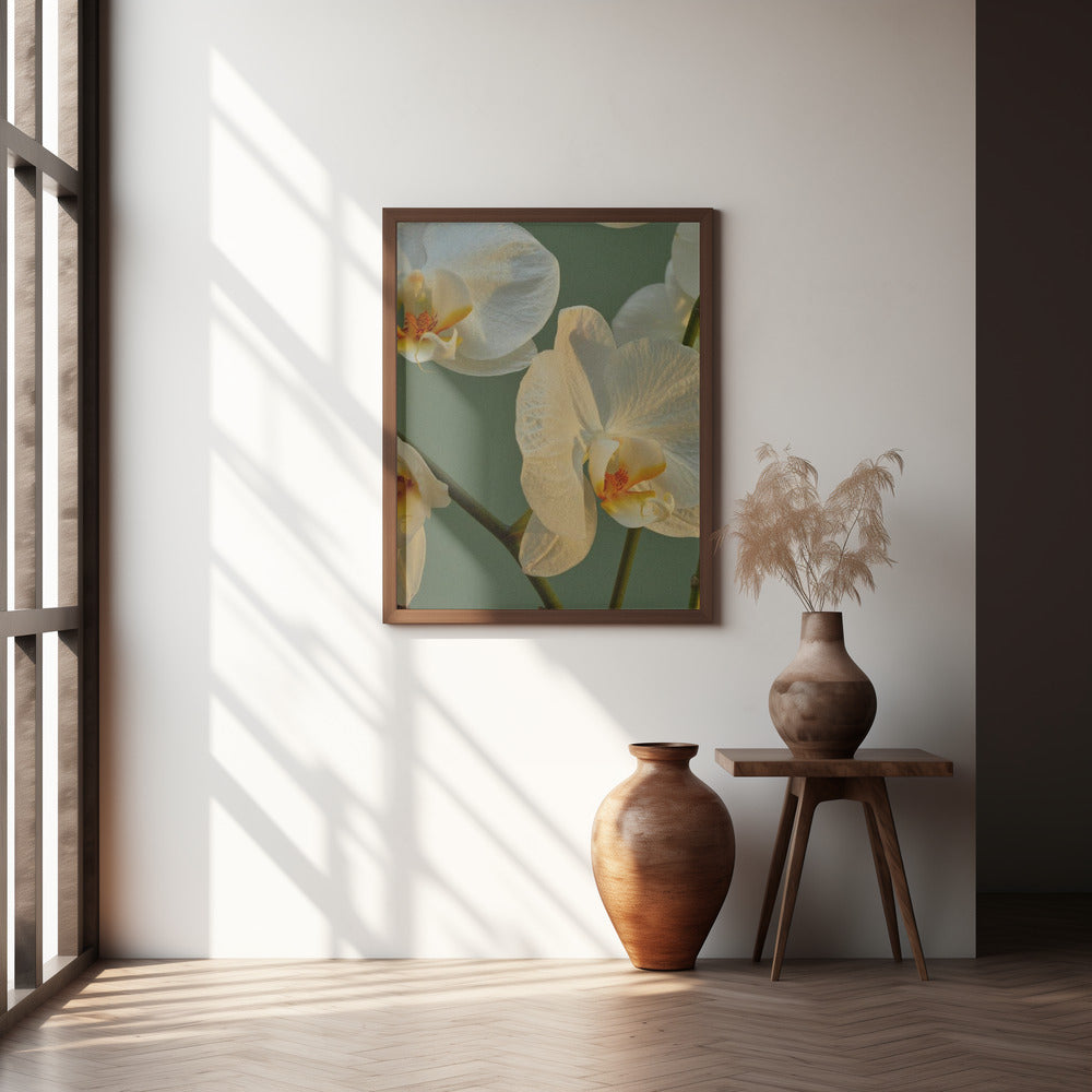 "Floral Haven" Framed Textured Wall Art