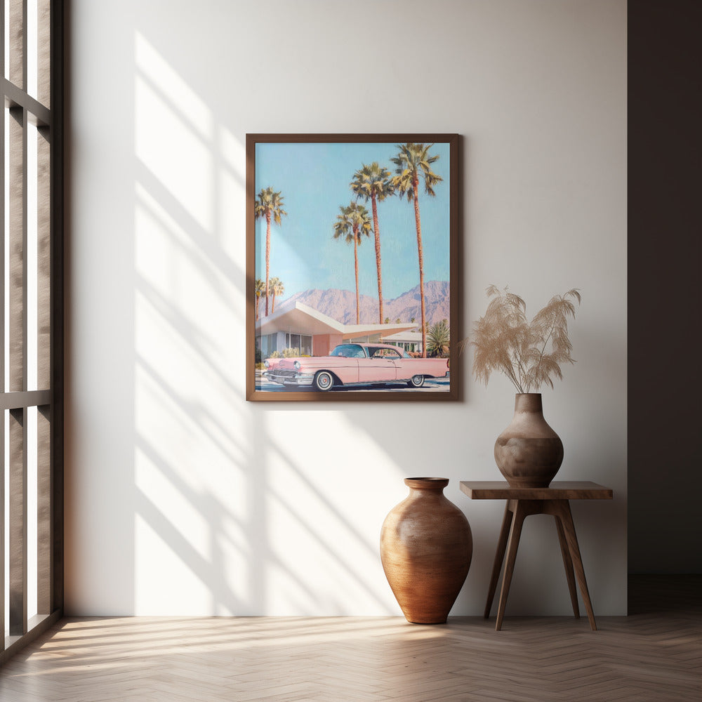 "California Vintage Car" Wall Art