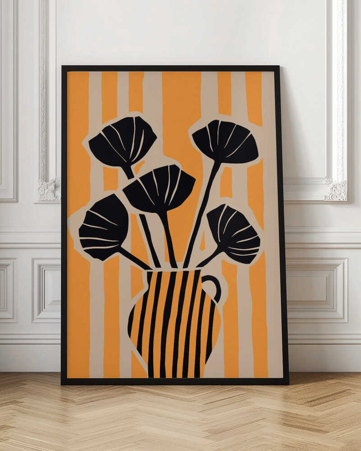 Bold Floral Stripes
