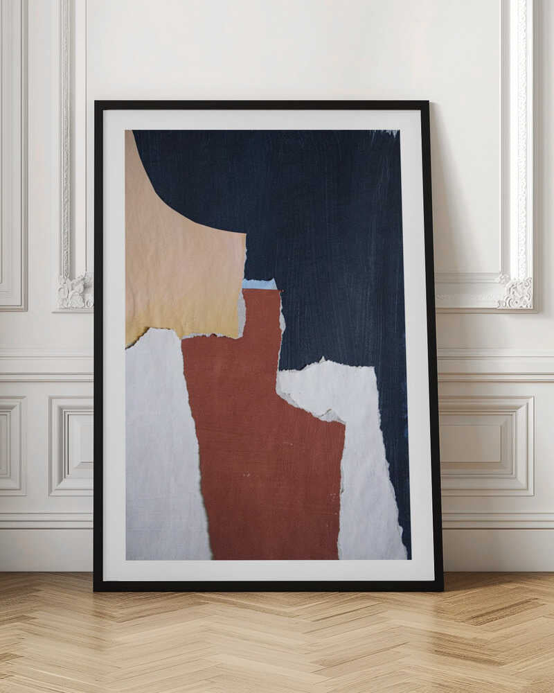 Earthy Abstract Collage