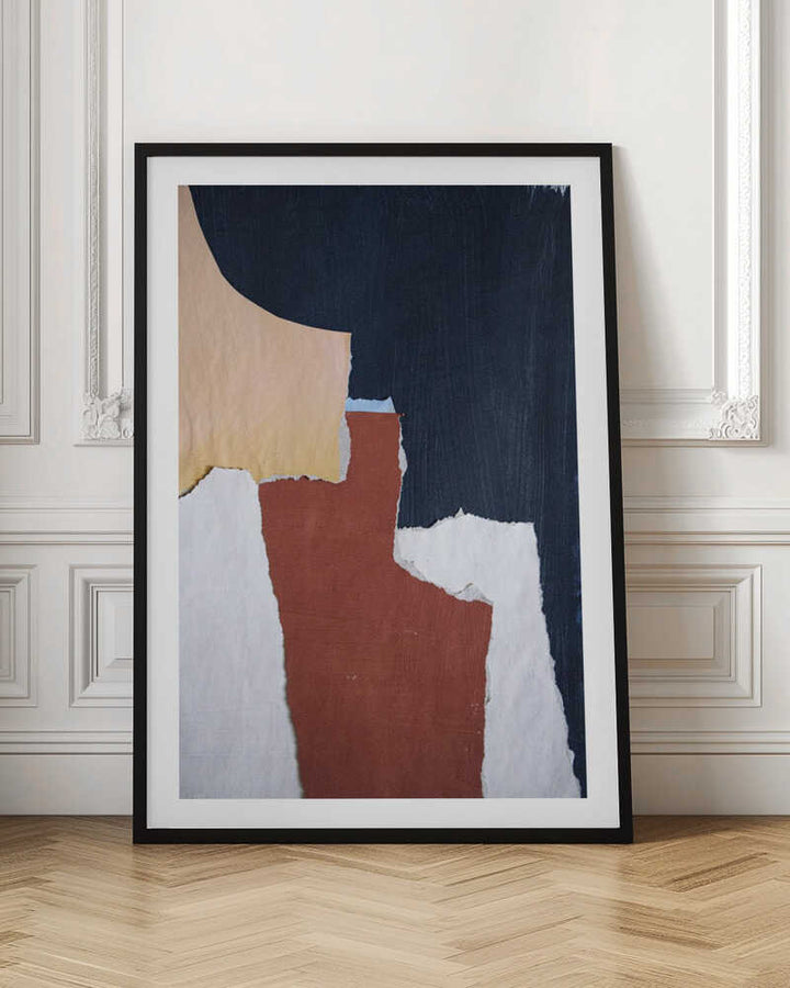 Earthy Abstract Collage